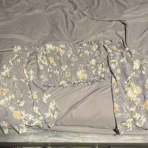 Off the shoulder crop top (not for busty girls im a 38 D)